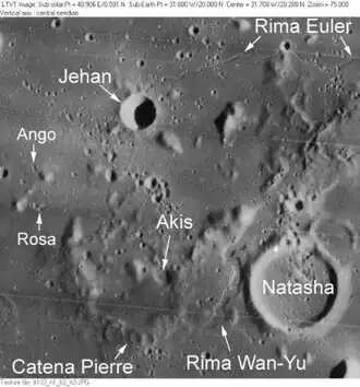 Снимок зондаLunar Orbiter - IV.