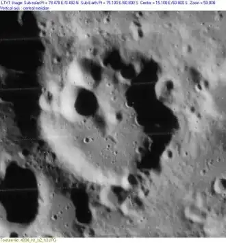 Снимок зонда Lunar Orbiter – IV.