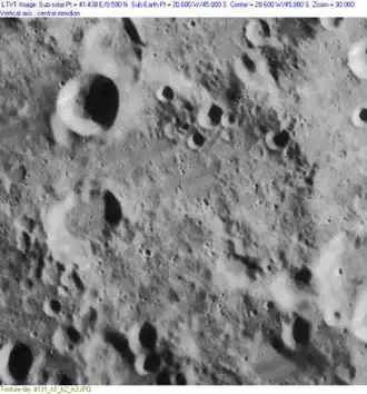 Снимок зонда Lunar Orbiter – IV.