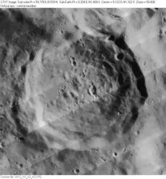 Снимок зонда Lunar Orbiter - IV.