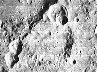 Снимок зонда Lunar Orbiter - IV.