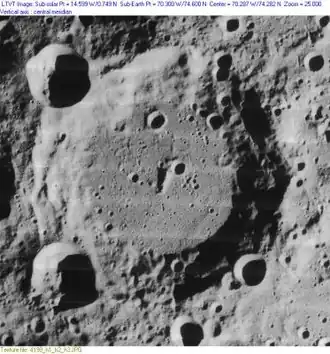 Снимок зонда Lunar Orbiter - IV.