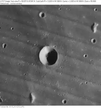 Снимок зонда Lunar Orbiter - IV.