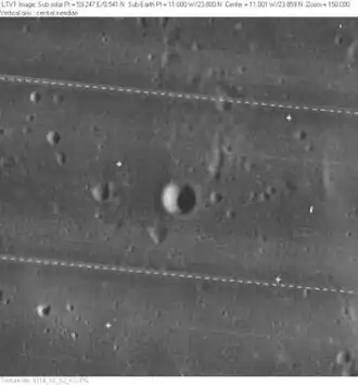 Снимок зонда Lunar Orbiter - IV.