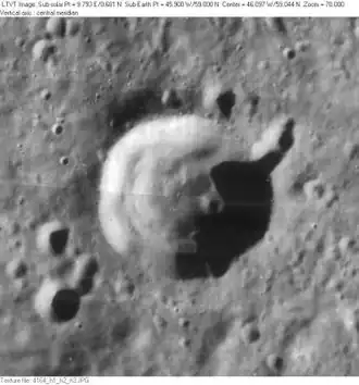Снимок зонда Lunar Orbiter – IV.