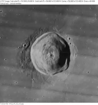 Снимок зонда Lunar Orbiter - IV.