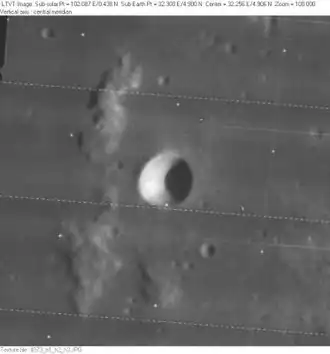 Снимок зонда Lunar Orbiter - IV.