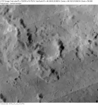 Снимок зонда Lunar Orbiter – IV.