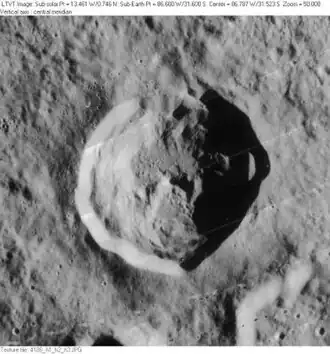 Снимок зонда Lunar Orbiter - IV.