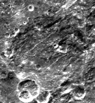 Снимок зонда Clementine