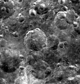 Снимок зонда Clementine