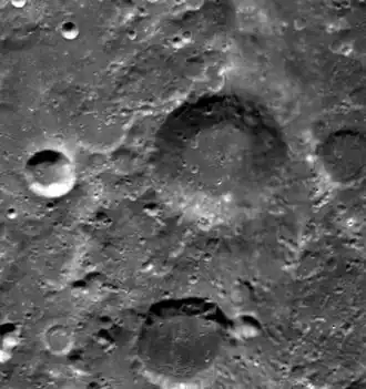 Снимок зонда Clementine