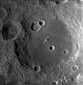 Снимок зонда Lunar Reconnaissance Orbiter.