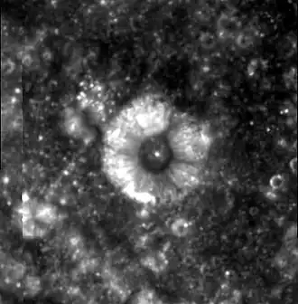 Снимок зонда Clementine