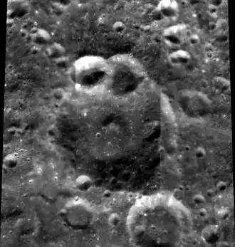 Снимок зонда Clementine.