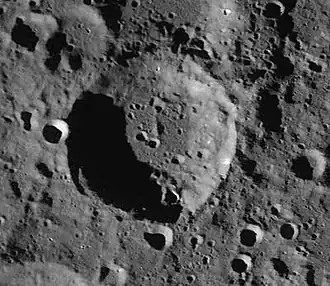 Снимок зонда Lunar Reconnaissance Orbiter.