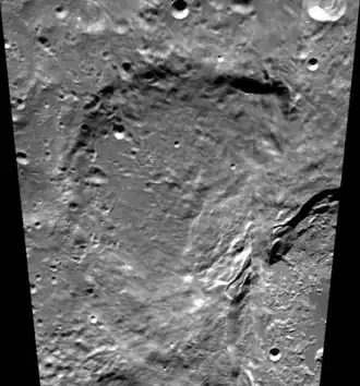 Снимок зонда Clementine.