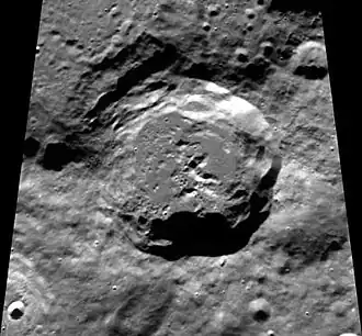 Снимок зонда Clementine.