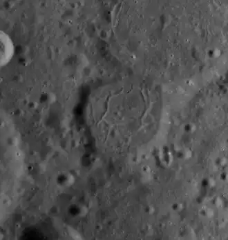 Снимок зонда Lunar Reconnaissance Orbiter.