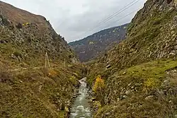 Река Айгамуга в селе Мацута