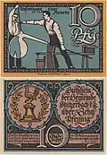 10 пфеннигов (Штютцербах, Тюрингия, 1921)