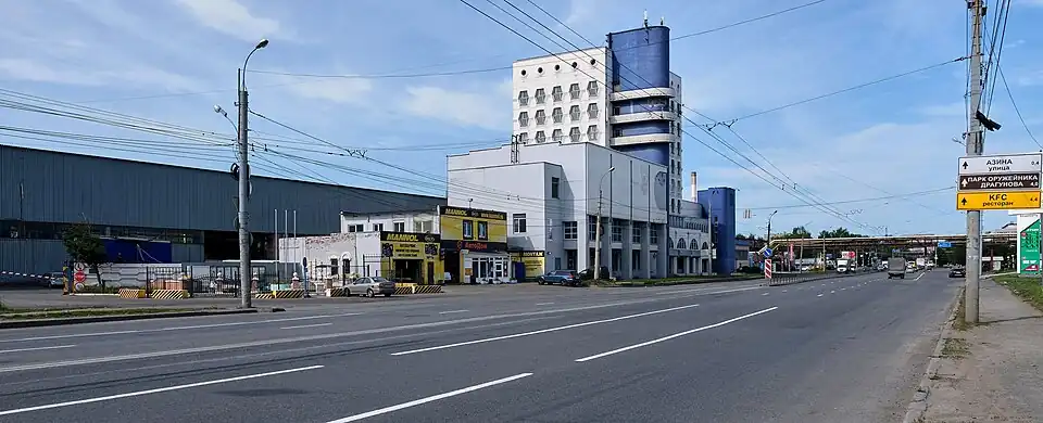 Вид на запад после моста