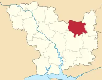 Новобугский район на карте