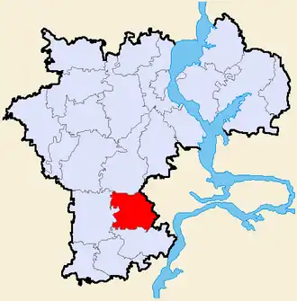 Новоспасский район на карте