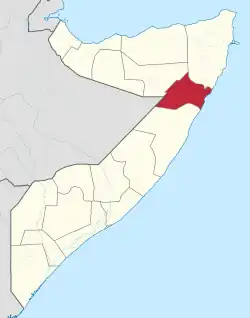 Нугаль на карте