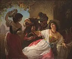 «Октябрьский праздник в Риме», 1851, Третьяковская галерея.