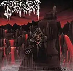 Обложка альбома Therion «Of Darkness...» (1991)