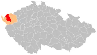 Район Соколов на карте