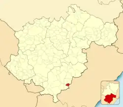 Расположение муниципалитета на карте провинции