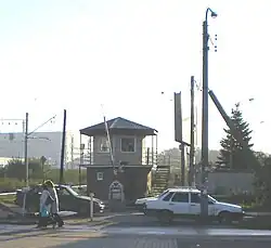 Переезд рядом с платформой, 2007 год