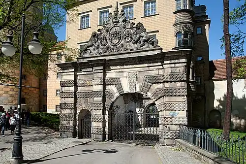 Главные ворота замка