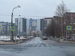 Вид на восток от проспекта Королёва