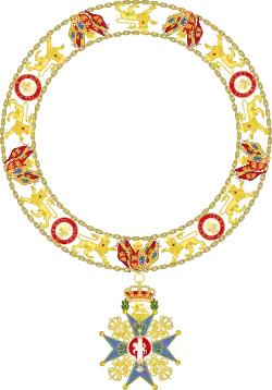 Цепь большого креста ордена. Современная прорисовка.