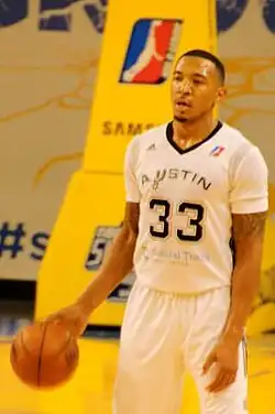 Джонсон в игре за «Остин Спёрс» в 2016 году