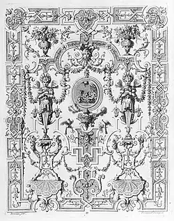 Композиция с гротесками. Офорт