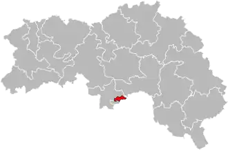 Кантон на карте департамента Орн