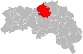 Кантон на карте департамента Орн