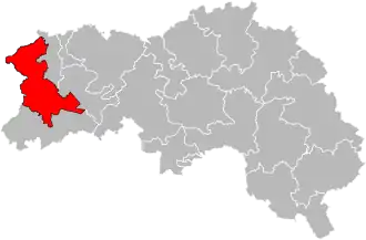 Кантон на карте департамента Орн