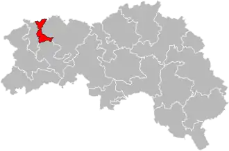 Кантон на карте департамента Орн