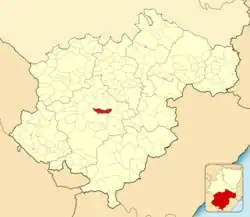 Расположение муниципалитета на карте провинции