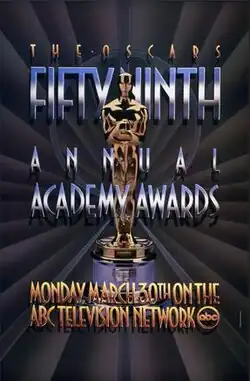 Плакат 59-й церемонии вручения наград премии «Оскар»
