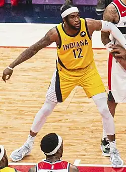 Бриссетт в игре за «Индиана Пэйсерс» в 2022 году