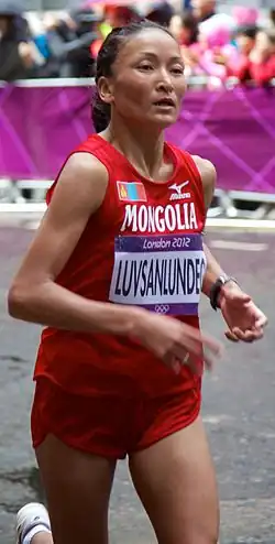 На олимпийском марафоне в Лондоне