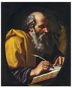 Святой Лука. Холст, масло. Частное собрание