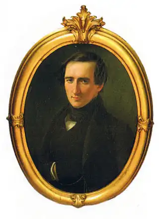 портрет работы неизвестного художника,около 1850 г.