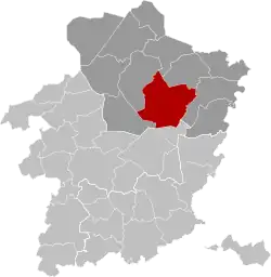 Расположение муниципалитета на карте провинции